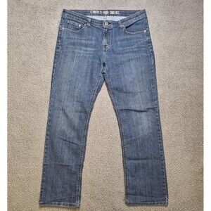 Women’s Dickies Relaxed Fit 12R (37X31) Denim Medium Wash Jeans Workwear